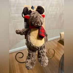 Pally Paws ~ Christmas/Holiday~ Reindeer  Squeaky Dog Toy 14”